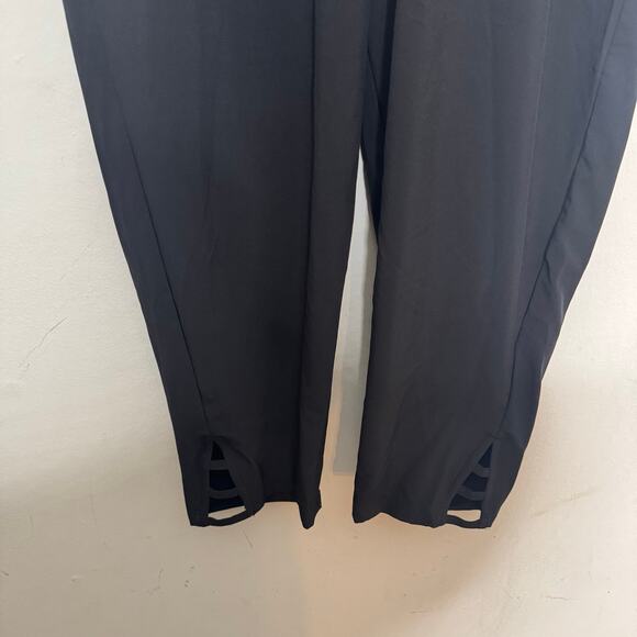 T by Talbots Pants Women’s Petite Medium Black Stretch Ankle Pull-On Comfort - Picture 11 of 13